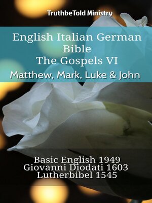 cover image of English Italian German Bible--The Gospels VI--Matthew, Mark, Luke & John